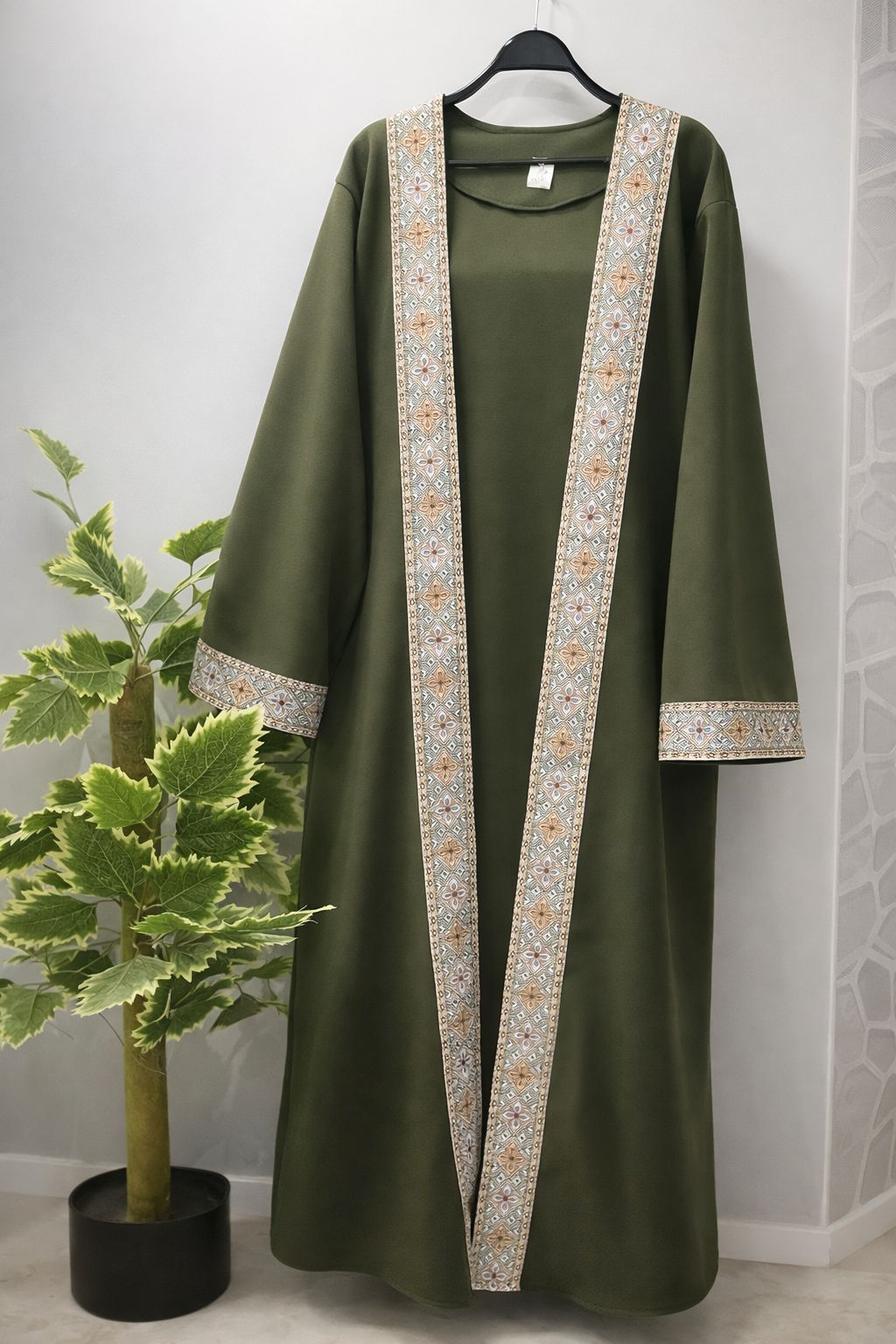 Olive Indian Kaftan