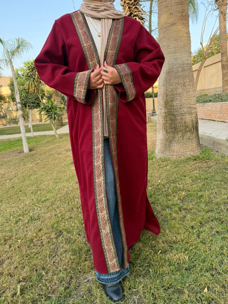 Burgandy Luxury Kaftan