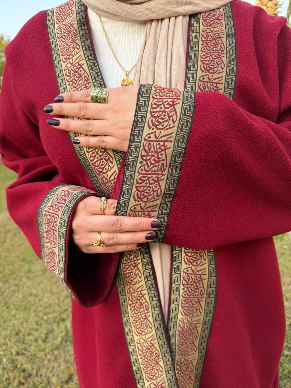 Burgandy Luxury Kaftan